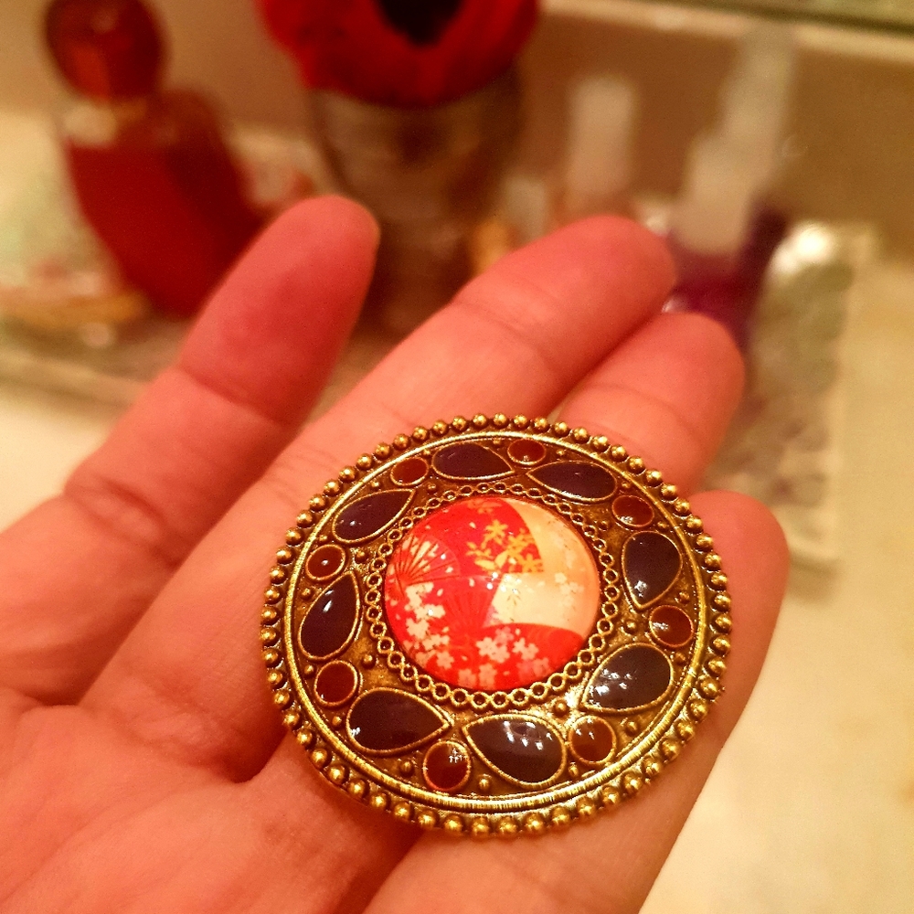 Antique afghani Kashmiri hand ring